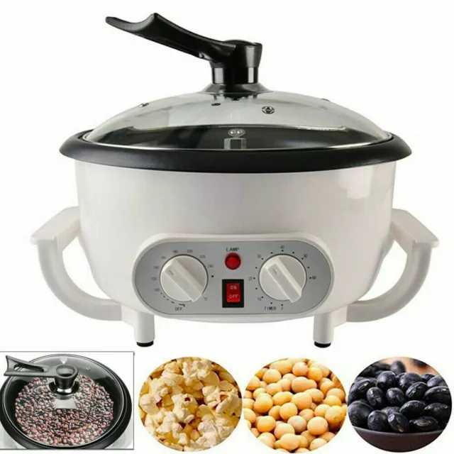 220V Electric Coffee Roaster Household Coffee Bean Baking Roasting Machine