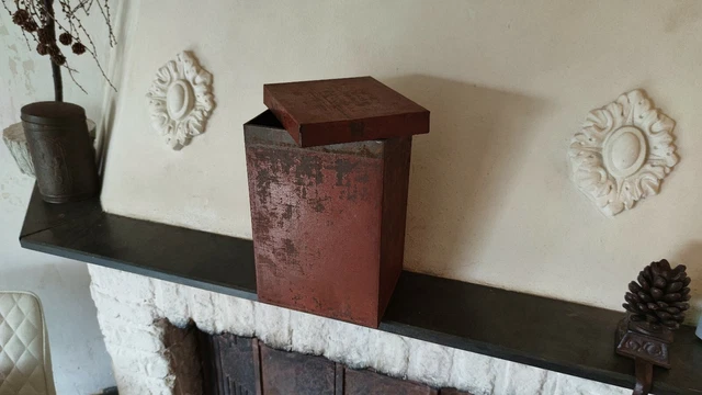 Alte Apotheke Drogerie Blechdose Metall Vorratsdose Vintage antik Deko Buntfeuer