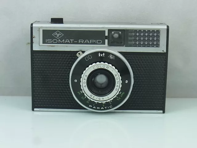 Agfa Isomat-Rapid Color Agnar Camera Black White Film 4,5/38 MM Flashlight Nr.4