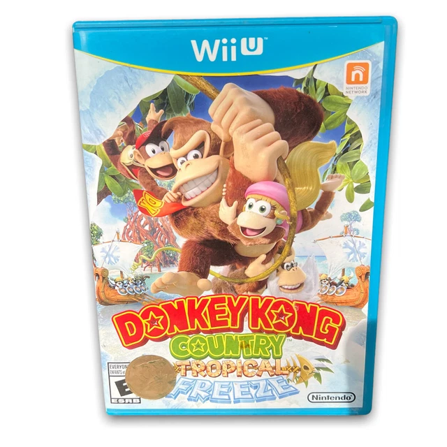 DONKEY KONG COUNTRY Tropical Freeze Nintendo Wii U 2014 No Manual 10.