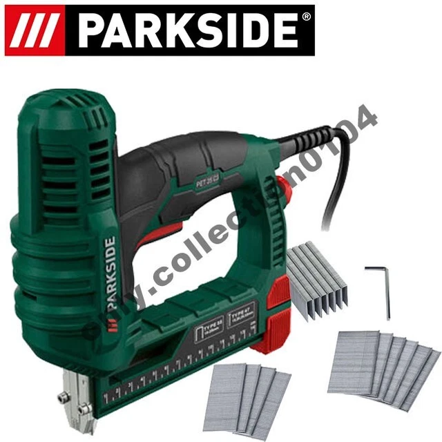 PARKSIDE ELECTRIC NAILER Stapler 2in1 Nail & Staple Gun Included