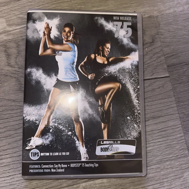 LES MILLS BODYSTEP Body Step 74 DVD + CD + Teaching Tips, Notes
