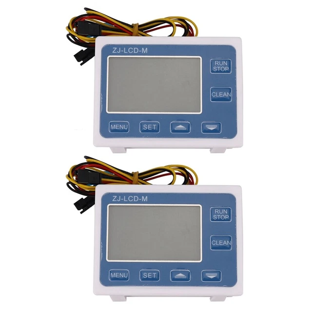 2 x display LCD del misuratore sensore di flusso Zj-Lcd-M per sensore di flusso Y4E3