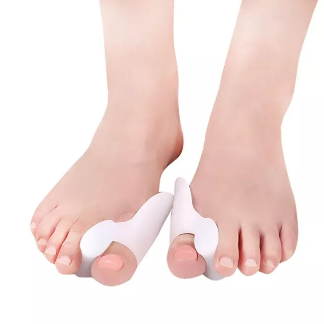 Zehen schutz Hallux Valgus Silikon Finger glätte ner Neu Daumen korrektor