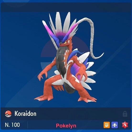 Pokémon Scarlatto/Viola CONFEZIONE LEGGENDARIA (6 Pezzi) Koraidon+Miraidon+Dark Legends