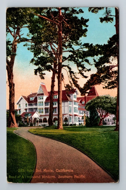 CA- California, Hotel Del Monte, Scenic Outside View, Vintage Postcard