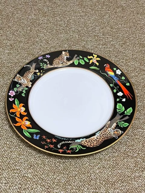 Sold Individuall Lynn Chase China Jaguar Jungle Dinner Plate 10 7/8”