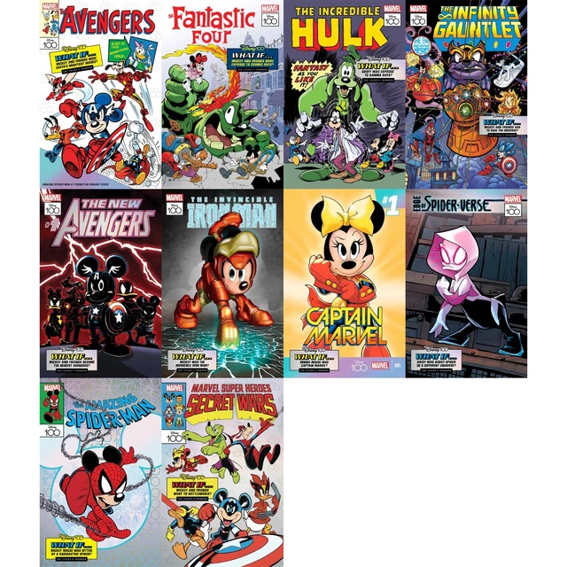 Marvel Disney 100 Variants (2023) Amazing Spider-Man | Marvel | COVER SELECT