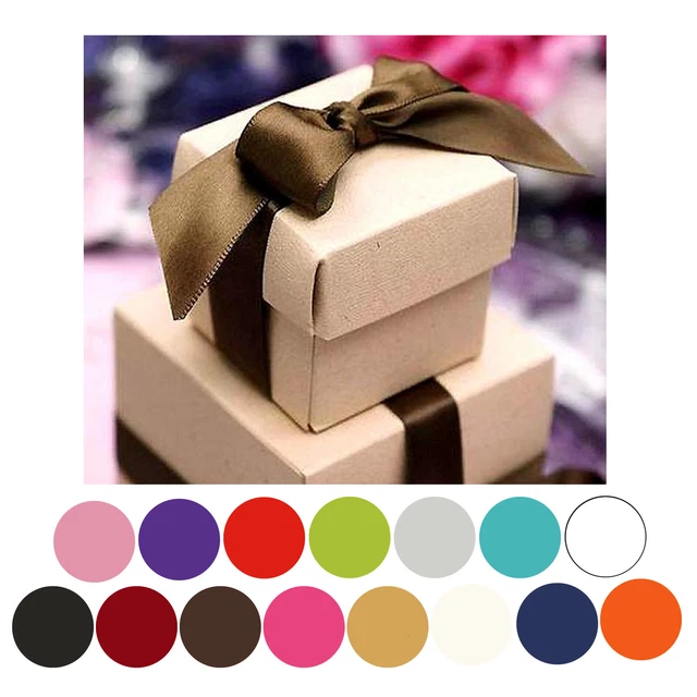 100 Boxes 2 pcs Favor Boxes Bridal Shower Party Favor Gift Container Treat Boxes