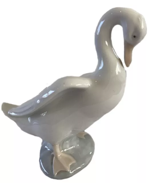 Vintage Rare Lladro Nao Retired Porcelain Hand Painted Goose Made In Spain 1978