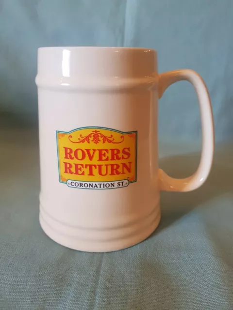 Collectable 2010 Coronation Street "Rovers Return" Ceramic Pint Mug Tankard GC