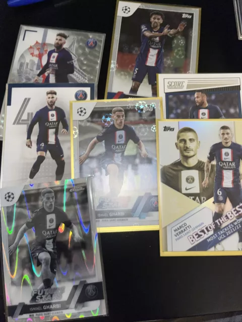 Lot De Cartes Topps/Score PSG