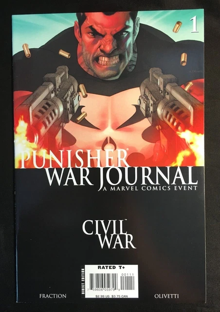 Punisher War Journal 1 Key Death Of Jester V 2 Civil War Avengers Spider Man