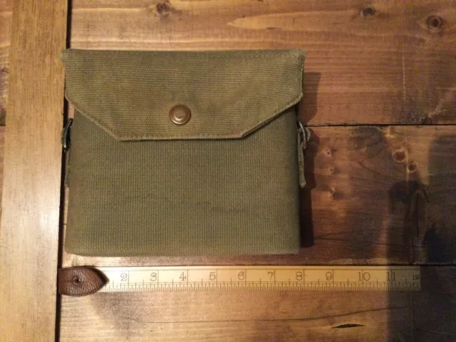 WW2 British /| 1940 MECo Binoculars Case , Named Major in Cameronians .