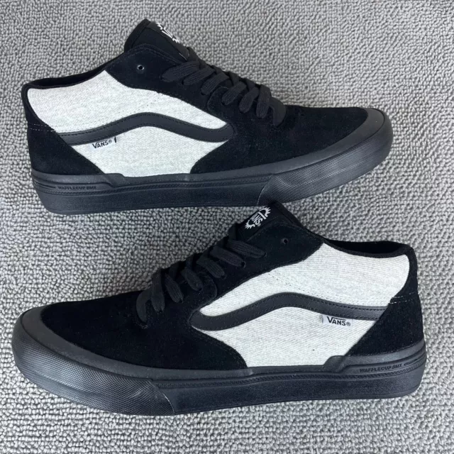 Vans BMX Style 114 Fast And Loose Black PopCush Skate Shoes Men's Size 11.5