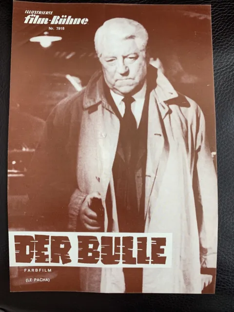 IFB 7918  -  DER BULLE  (Jean Gabin)  -  Filmprogramm Film-Bühne