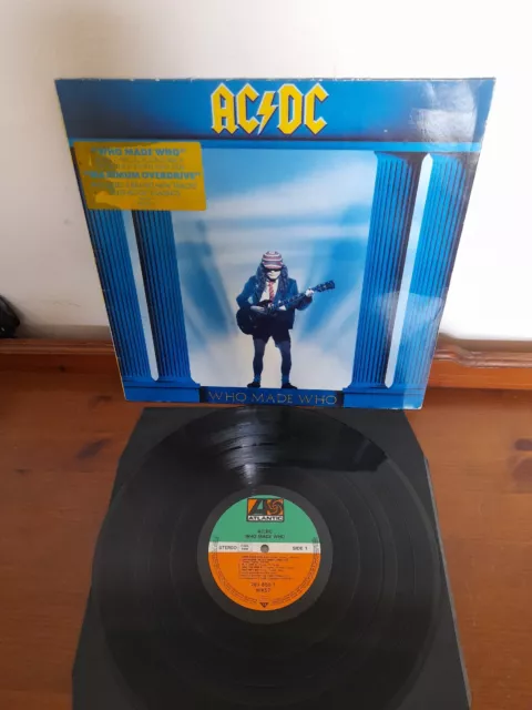 AC/DC LP Who Made Who German Atlantic 1st Press WX57 ALSDORF 1986