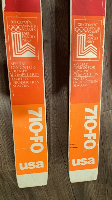 1980 LAKE PLACID Winter Olympic US Ski Team Official K2 710-FO Skis  Collectable $400.00 - PicClick