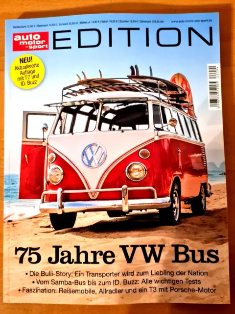 Auto Motor und Sport EDITION "75 Jahre VW Bus" Ausgabe 2022 NEU!