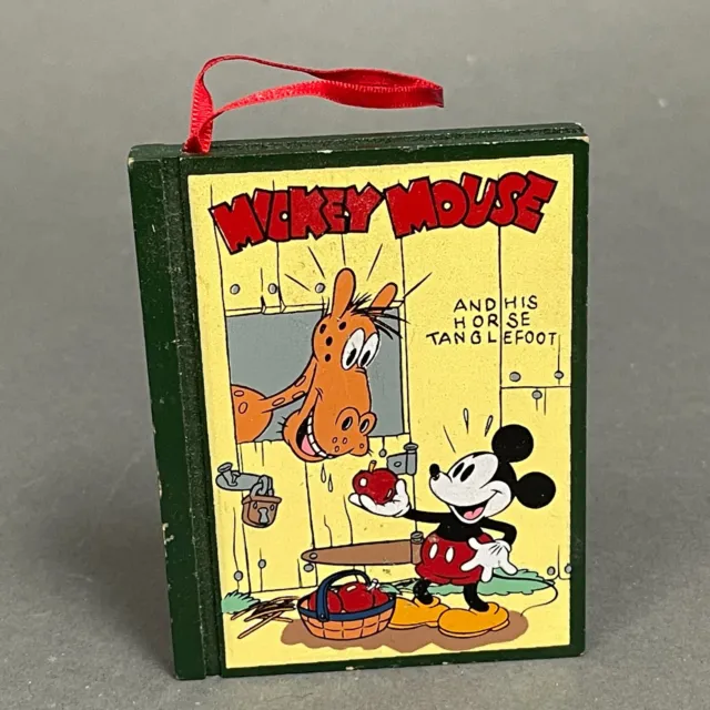 The Walt Disney Company Mickey Mouse Horse Tanglefoot Christmas Tree Ornament