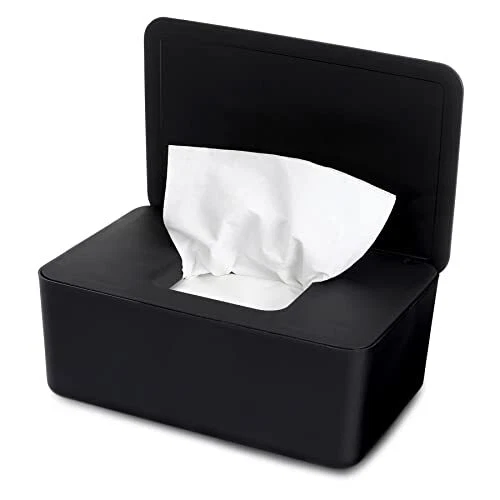 Wipes Dispenser, Baby Wipe Holder, Keeps Wipes Fresh, Refillable Wipe...