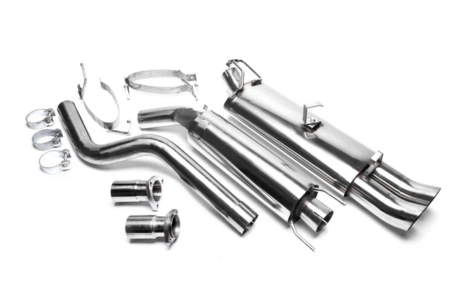 Sistema scarico 2x76mm DTM, Opel Astra F, 91-98, Opel Kadett E, 84-91