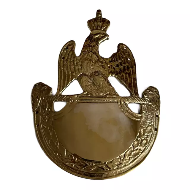 French Napoleonic 1812 fusilier Shako hat plate