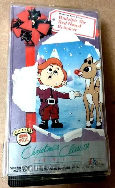 RUDOLPH THE RED Nosed Reindeer - Vintage 1989 VHS VCR Tape - Christmas ...