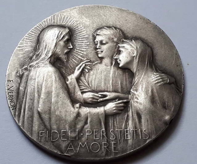 AMOUR ET MARIAGE Médaille de mariage, La Religion les unit fme_801851
