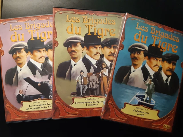 LES BRIGADES DU tigre - coffret saison 2 épisodes 7 à 12 JC BOUILLON JP