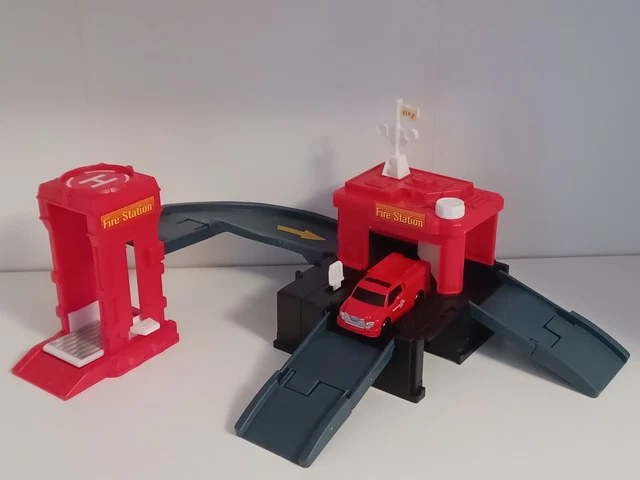 2007 Motor Max Dyna City Fire Station Modular City Diecast Car