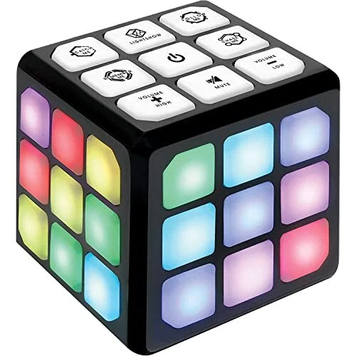 Flashing Cube Electronic Memory & Brain Game | 4-in-1 Handheld Game for Kids