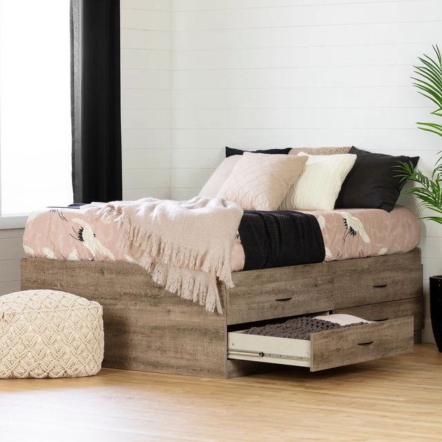 South Shore Step One Captain Platform Storage Bed with 4 Drawers