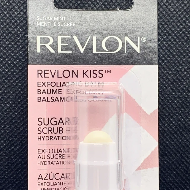 REVLON EXFOLIATING LIP BALM - SUGAR MINT SCRUB + HYDRATION leave lips soft smoot
