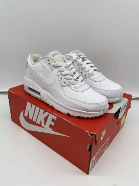 Nike Air Max 90 LTR White Triple White in Uk 3 BRAND NEW CD6864 100