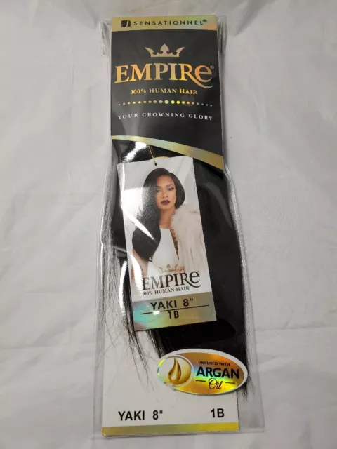 Empire Yaki - Sensationnel 100% Human Remy Hair Soft Yaky Weave W/ Argan Oil