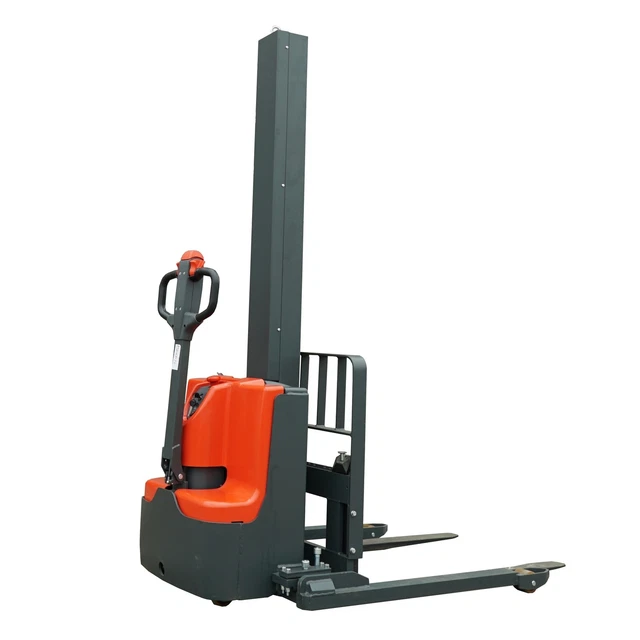 Ballymore, Electric Pallet Stacker, Capacity 2200 lb, Raised Height 63 in,