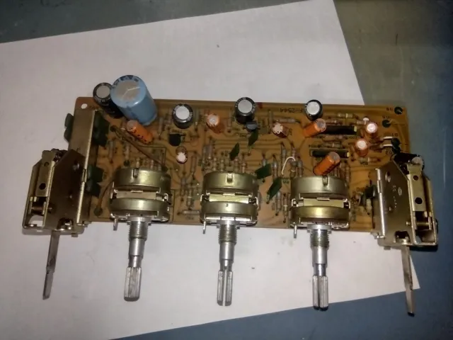 Sansui 9090db Tone Controls PC board and All Pots and Switch F-2544/Parting out