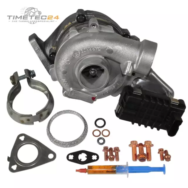 Turbolader für MERCEDES 420CDI X164 W164 306PS OM629 764408-3 right +Montagesatz