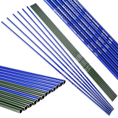 30" Frecce in Carbonio Pratica Tiro Con L'Arco Bersaglio ricurva arco SHOOTING CACCIA SPINE 500 