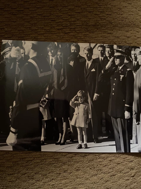 JOHN F KENNEDY Jr Salutes Casket PHOTO JFK Assassination Funeral John ...