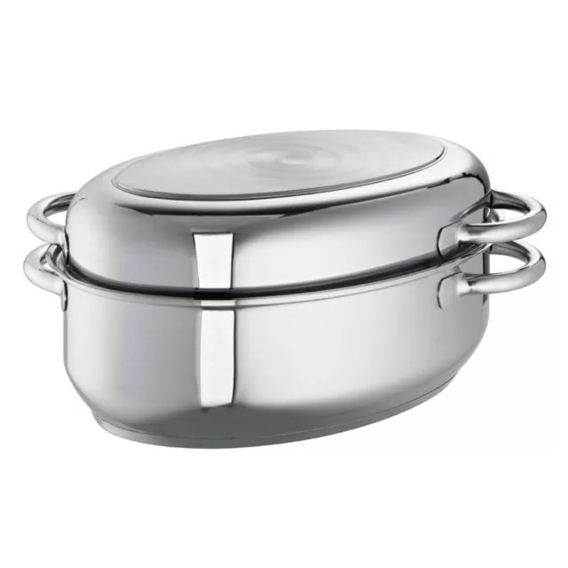 Schulte-Ufer Multi-Bräter Universalbräter Edelstahl 30x19 cm 7 L 678934
