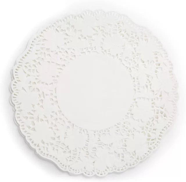 Fox Run 8" Doily, Pack of 24 (4372)
