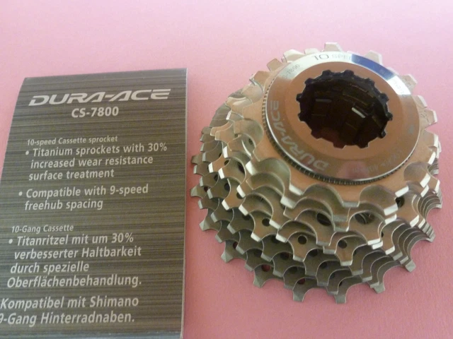 Cassette SHIMANO DURA ACE CS 7900 11-23 Vitesses - 10 Vitesses - Pour Vélo De Route - Occasion Bon état