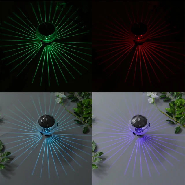 2 PCS Solar Panel Lights Garden Light LED Solar Lights Outdoor 4