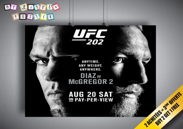 Poster UFC Conor Mcgregor Vs Nate Diaz