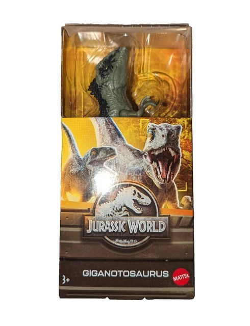 Coffret Jurassic World Dominion – L'attaque Du Giganotosaurus (figurines Minis Mattel, PVC)