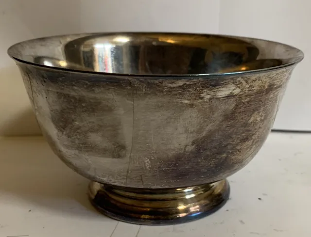 Webster Wilcox VINTAGE SILVER PLATE-Serving Dish- Bowl- Single