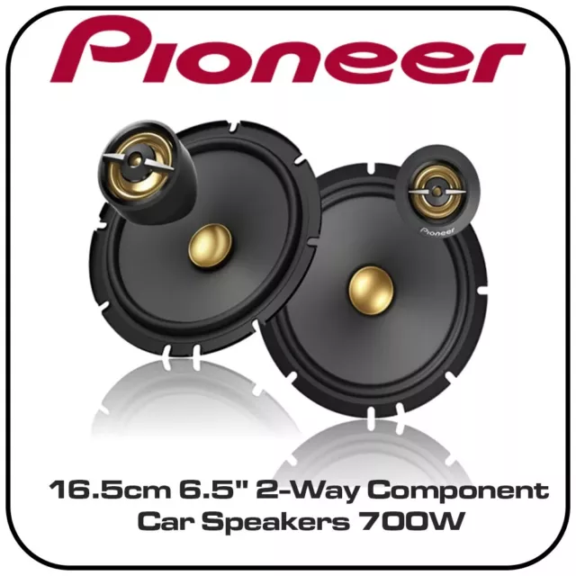 Pioneer TS-A1601C - 16.5cm 2-Way Car Component Door Speakers 700W Max Power BNIB