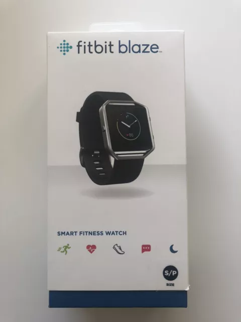 Kunststoff / Silikon Uhr Armband für Fitbit Blaze Watch Schwarz Zubehör 2